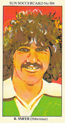 Bobby Smith Hibernian 1978/79 the SUN Soccercards #504